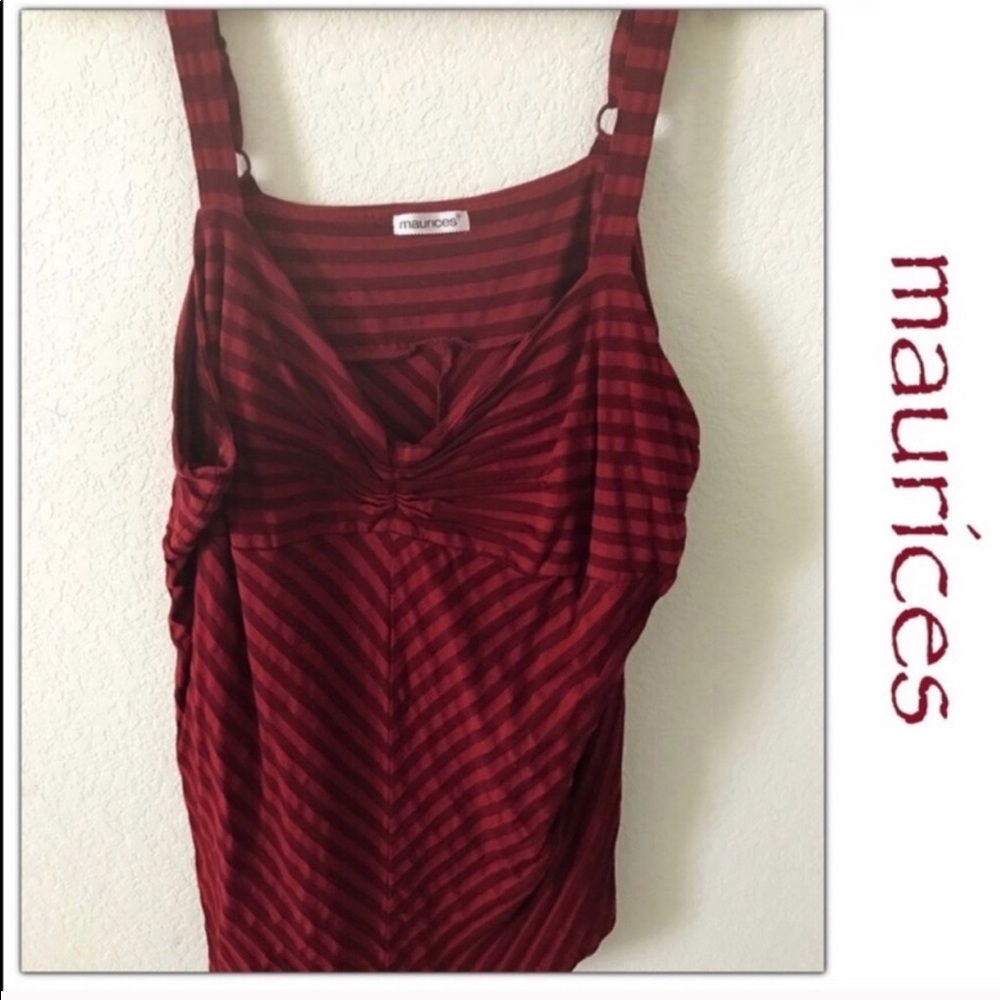 Maurices Dark Red Tank